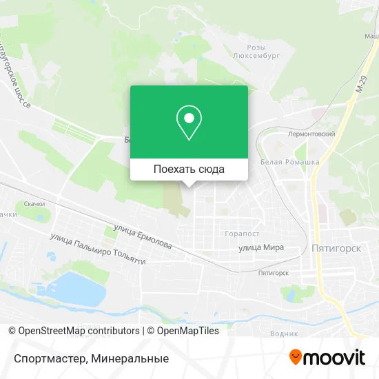 Карта Спортмастер