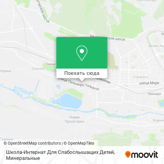 Карта Школа-Интернат Для Слабослышащих Детей