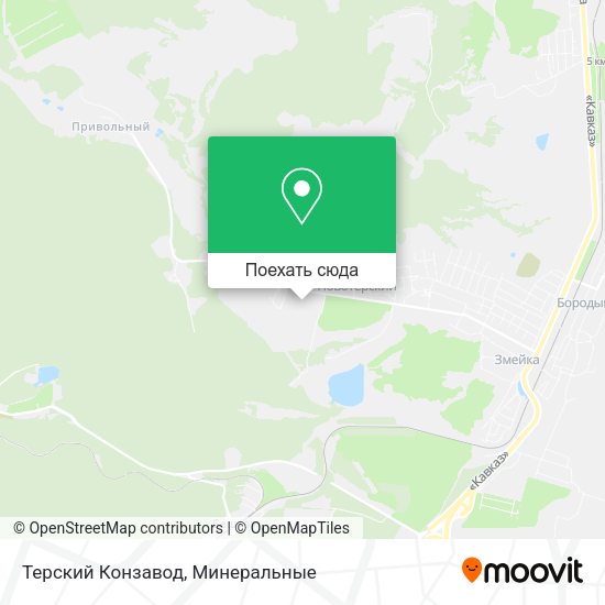Карта Терский Конзавод