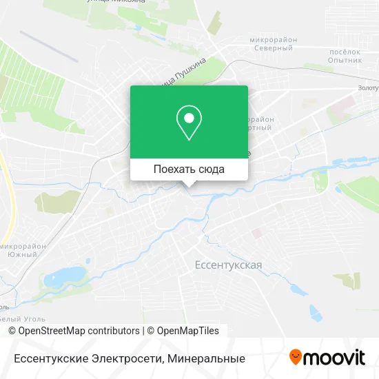 Карта Ессентукские Электросети