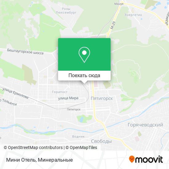 Карта Мини Отель