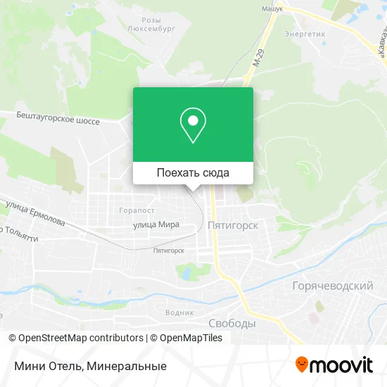 Карта Мини Отель