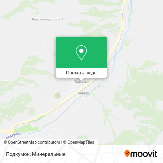Карта Подкумок