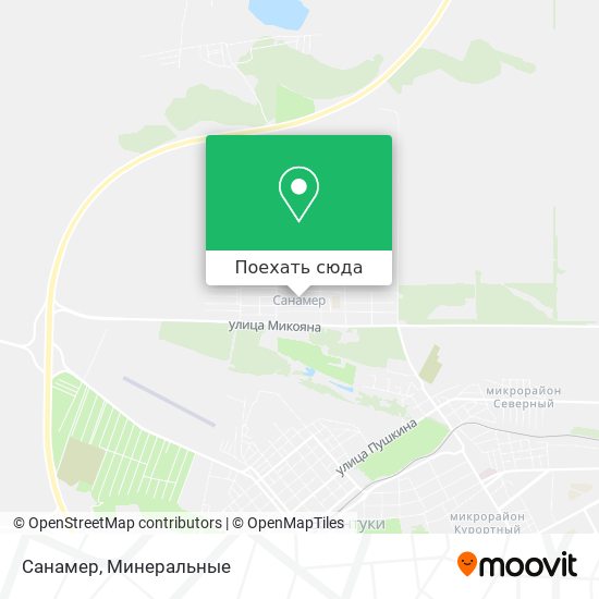 Карта Санамер