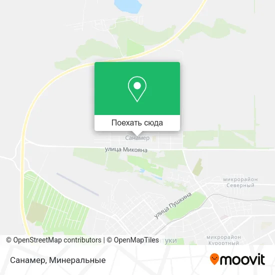 Карта Санамер