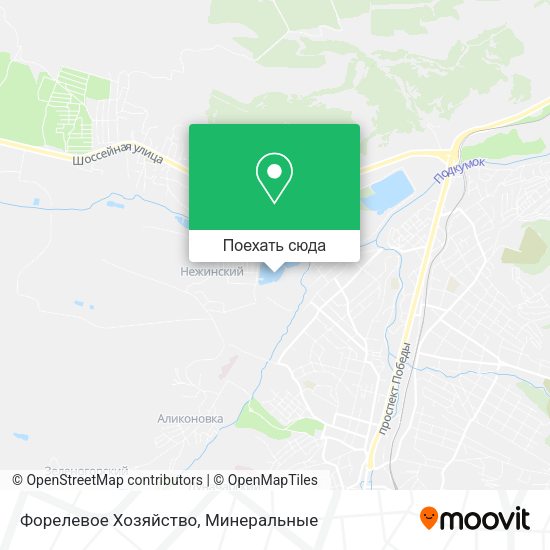 Карта Форелевое Хозяйство