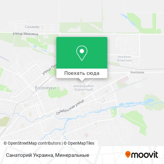 Карта Санаторий Украина