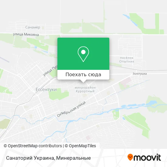 Карта Санаторий Украина