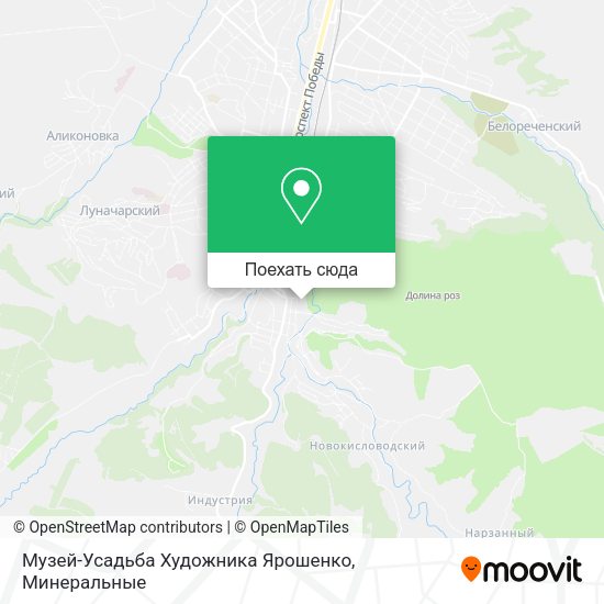 Карта Музей-Усадьба Художника Ярошенко