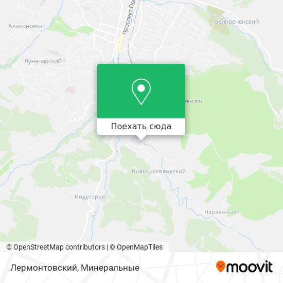 Карта Лермонтовский