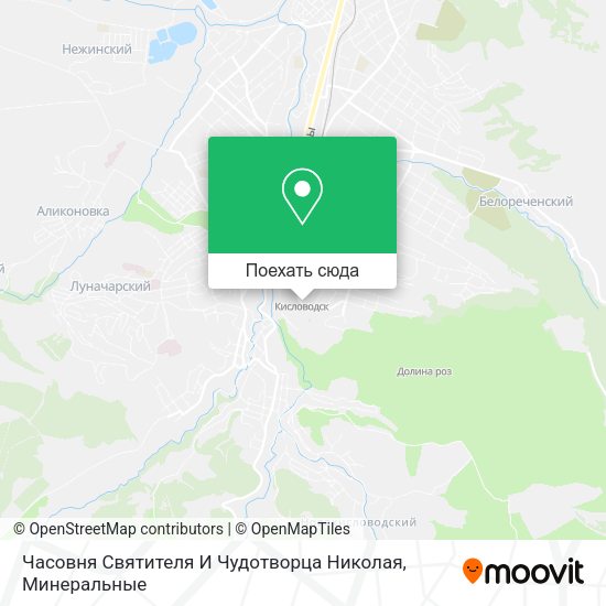 Карта Часовня Святителя И Чудотворца Николая