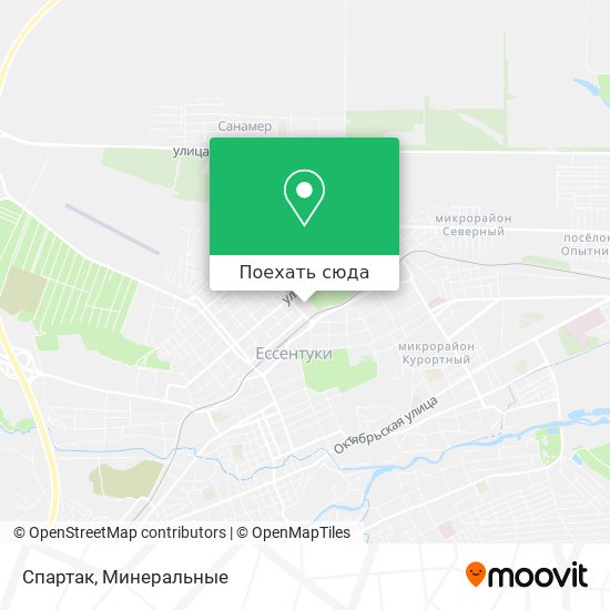 Карта Спартак