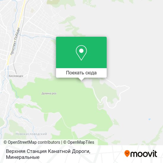 Карта Верхняя Станция Канатной Дороги