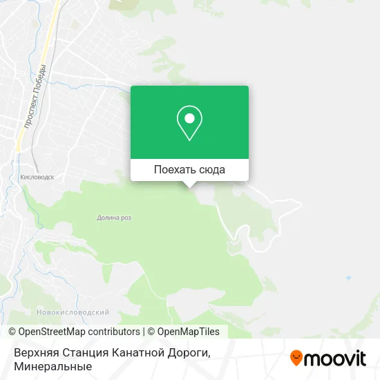Карта Верхняя Станция Канатной Дороги