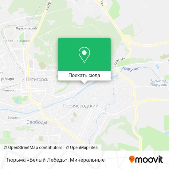 Карта Тюрьма «Белый Лебедь»