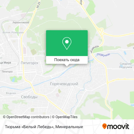 Карта Тюрьма «Белый Лебедь»