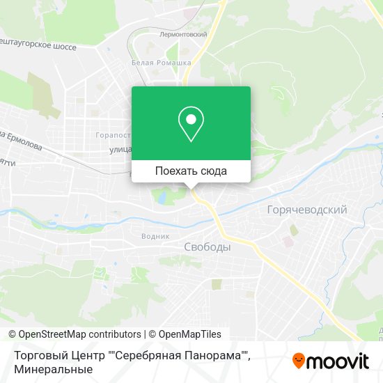 Карта Торговый Центр ""Серебряная Панорама""