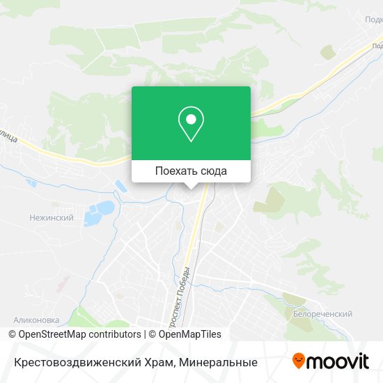 Карта Крестовоздвиженский Храм