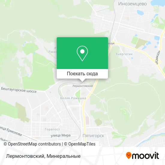 Карта Лермонтовский