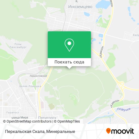 Карта Перкальская Скала