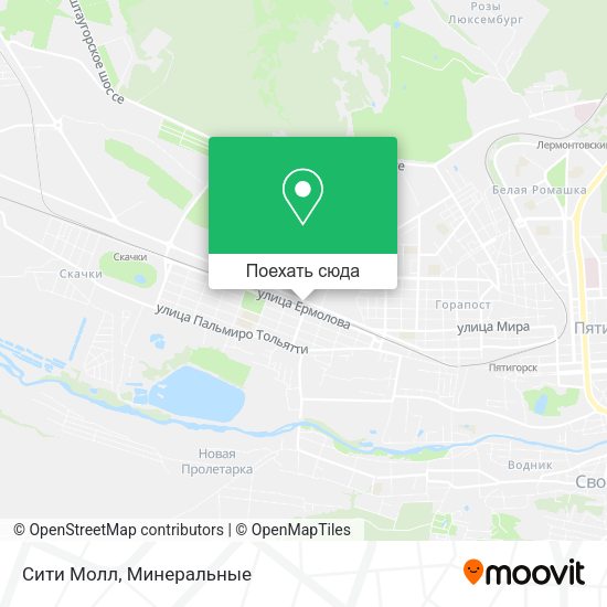 Карта Сити Молл