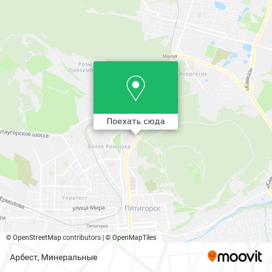 Карта Арбест