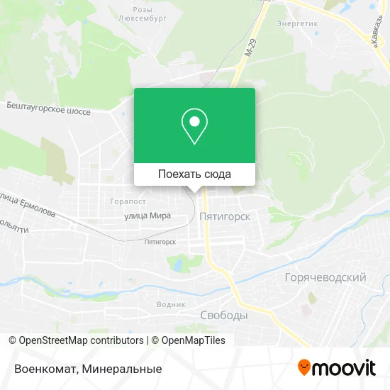 Карта Военкомат