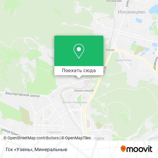 Карта Гск «Узень»
