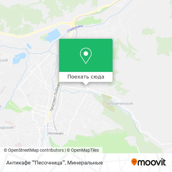 Карта Антикафе ""Песочница""