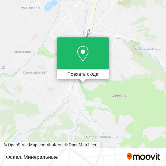 Карта Факел