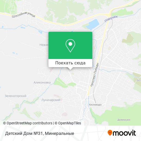 Карта Детский Дом №31