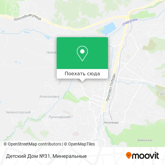 Карта Детский Дом №31