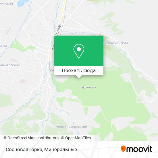 Карта Сосновая Горка