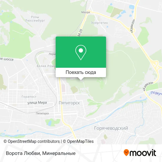 Карта Ворота Любви