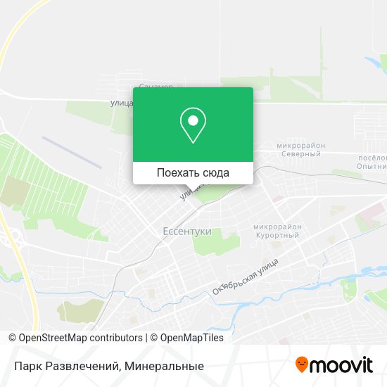 Карта Парк Развлечений