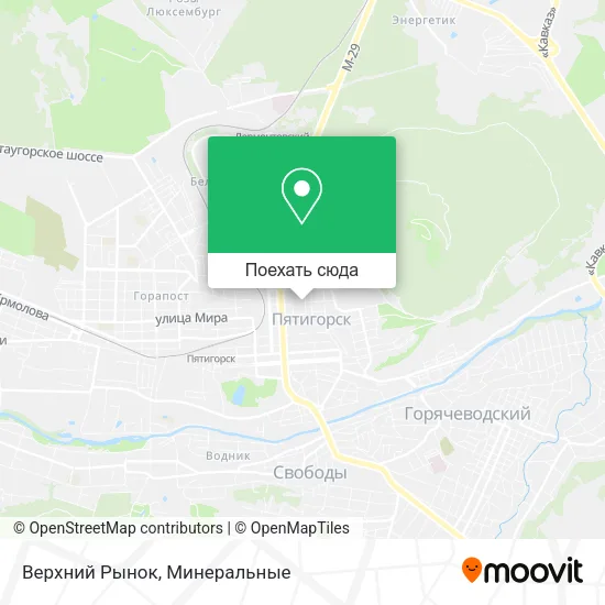 Карта Верхний Рынок