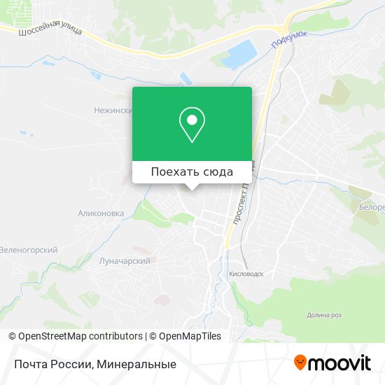 Карта Почта России