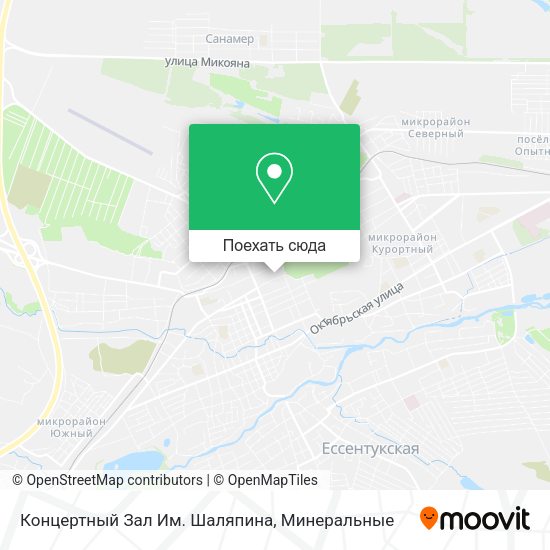 Карта Концертный Зал Им. Шаляпина