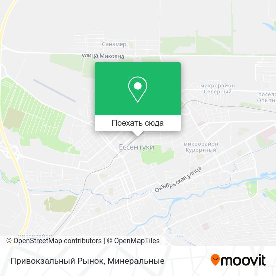 Карта Привокзальный Рынок
