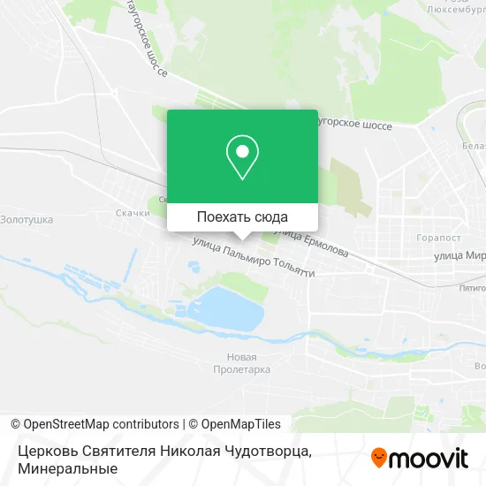 Карта Церковь Святителя Николая Чудотворца