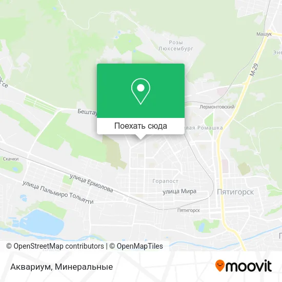 Карта Аквариум