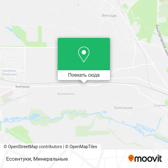 Карта Ессентуки