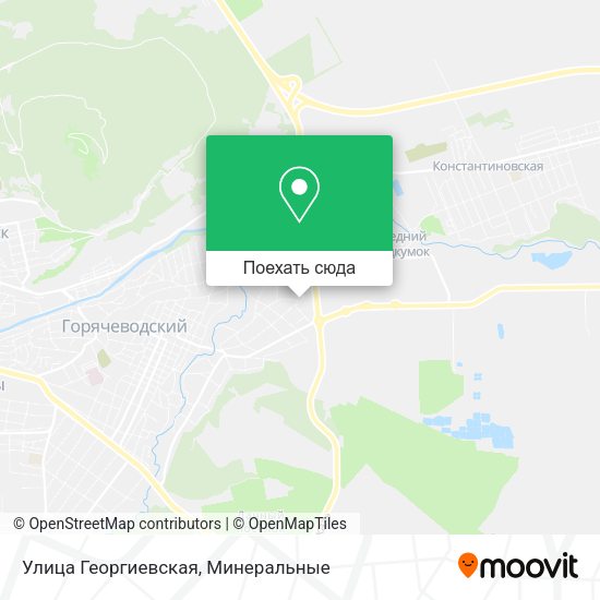 Карта Улица Георгиевская