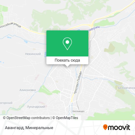 Карта Авангард