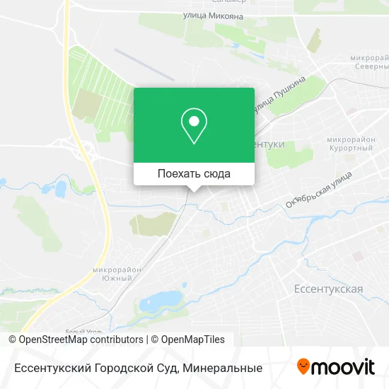 Карта Ессентукский Городской Суд