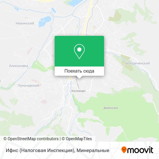 Карта Ифнс (Налоговая Инспекция)