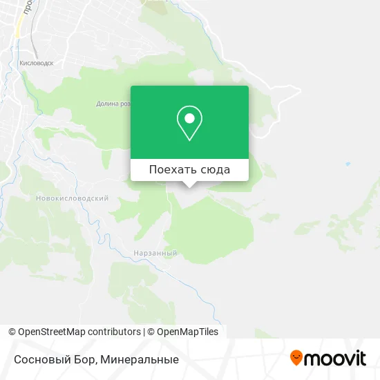 Карта Сосновый Бор
