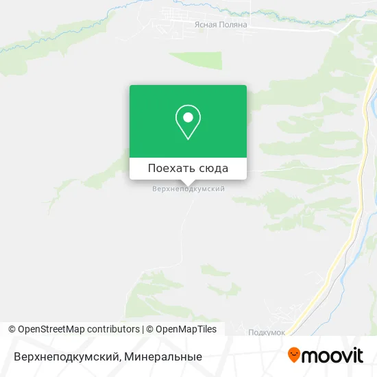 Карта Верхнеподкумский