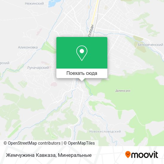 Карта Жемчужина Кавказа