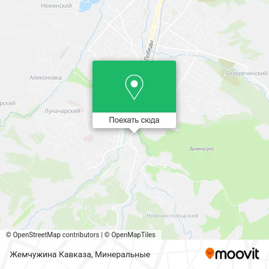 Карта Жемчужина Кавказа